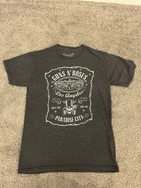 Gun N Roses Graphic Tee - Charcoal